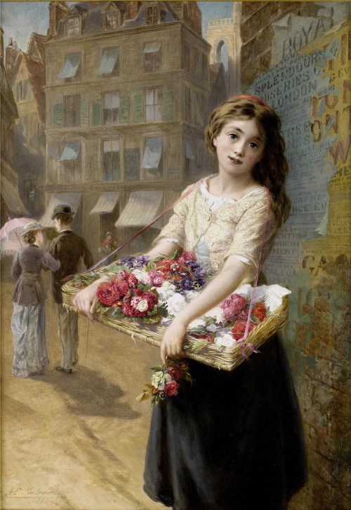 narabean:Augustus Earle’s paintings of young girls selling flowers are so sad and beautiful