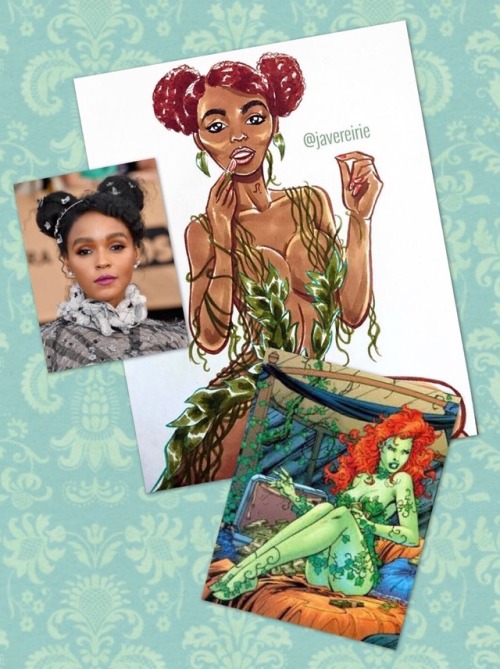It’s Earth Day… I drew Janelle Monáe as Poison Ivy