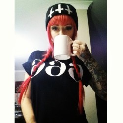 babyydoll666:  Drink tea &amp; hail satan