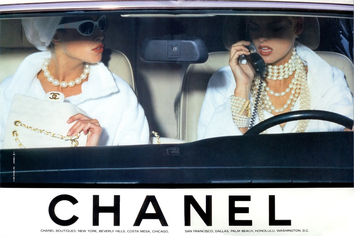 Chanel 1991, Christy Turlington and Linda Evangelista, barbiescanner