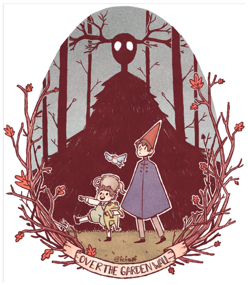 A little old Over the Garden Wall’ fanart cause this drawing is on redbubble and redbubble helps me 