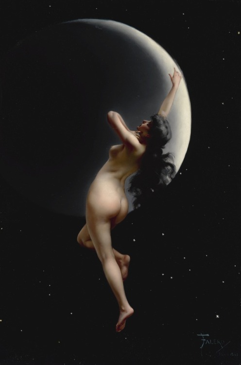 Luis Ricardo Falero - Night - 1880