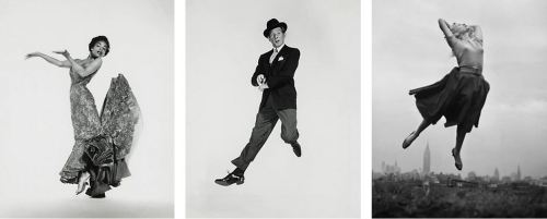 the-caaah: bogarted: Portraits from Philippe Halsman’s Jump series &ldquo;Starting in the 