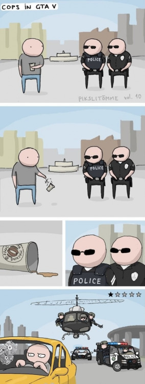 memator:  La lógica de la policía del GTA V http://ift.tt/1yDdPJ6 http://ift.tt/1G45HkZ