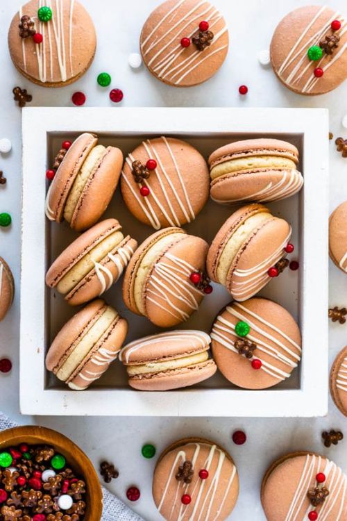 food—–love:Gingerbread Macarons