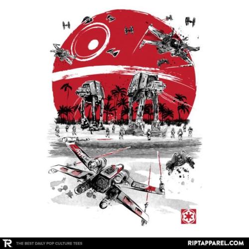 Today is all about wars among the stars.Get these tees here: http://bit.ly/RIPTblr&ldquo;Battle on t