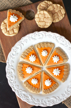 bakeddd:  pumpkin and apple pie sugar cookies click here for recipe 