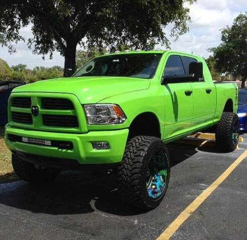 cummins-trucks - I cannot get enough of lime green 4th gens