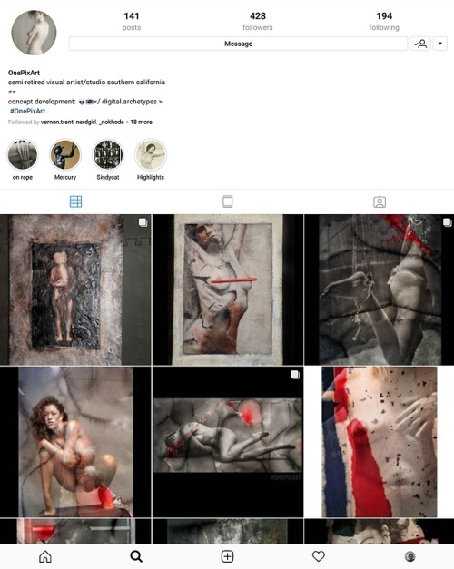 onepixart:I’ve started taking my work to next level: one of a kind paintings in encastic method. due