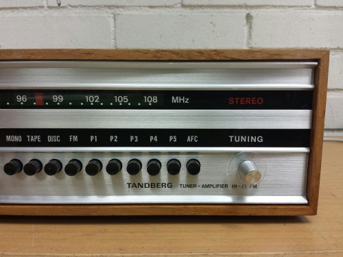 Tandberg Hi-Fi FM FM Stereo Receiver, 1969