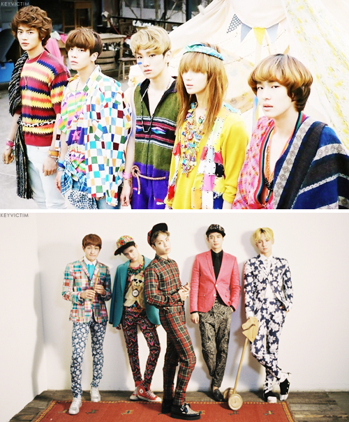 keyvictim:  Evolution of SHINeeOnew - Jonghyun - Key - Minho - Taemin - OT5