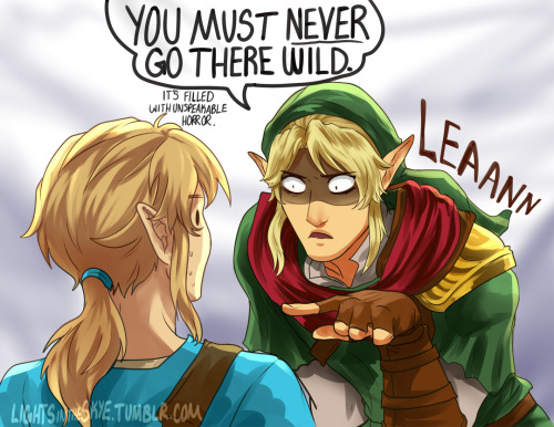 lightsintheskye:Be Prepared, Link.You’re gonna wanna click on this one to read it. I got lazy with b