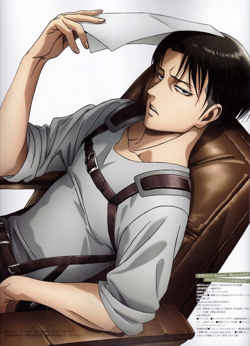 snknews: tdkr-cs91939: Vol.41 of spoon.2Di features another Levi illustration and interviews of Tetsuya Kinoshita(Producer) & Yui Ishikawa(Mikasa) & Shiori Mikami(Christa/Historia) Translations of Spoon.2Di Volume 41 (Scans Above) Interview with