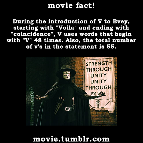 movie:  V For Vendetta Movie Facts! for more adult photos