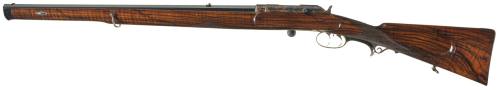 Bolt action hunting rifle owned by German Emperor Kaiser Wilhelm II.  Crafted by Johann Springer, la