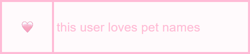 [id: a light pink userbox with a pastel pink border, and pastel pink text that reads “this use