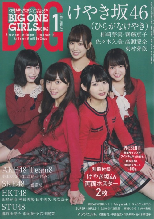 keyakizaka46id: 「BIG ONE GIRLS no.042」 January Issue 東村芽依