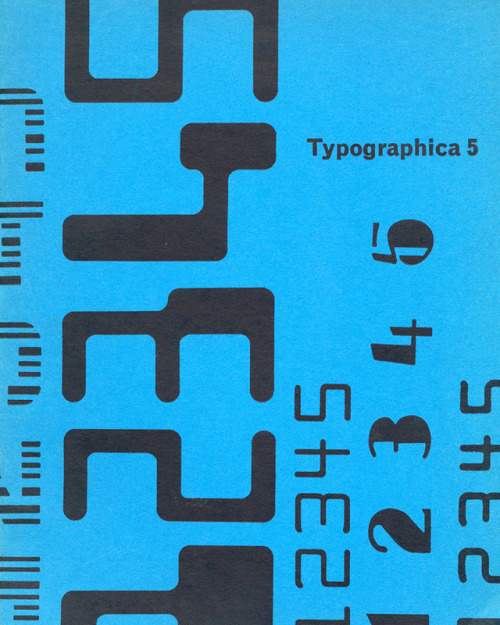 Herbert Spencer, Typographica 5, England, 1962. ​Typographica was a journal of typography and visual