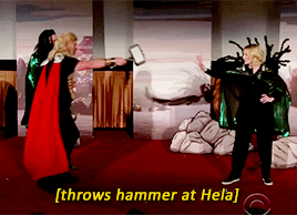 papertownsy:  Yes, that is the Thor cast playing their own movie live 
