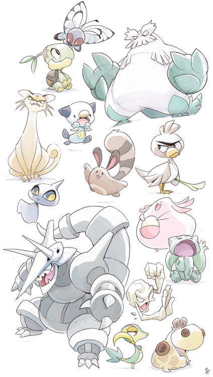 endling:PokeDoodles, just for fun. (I should be working..)