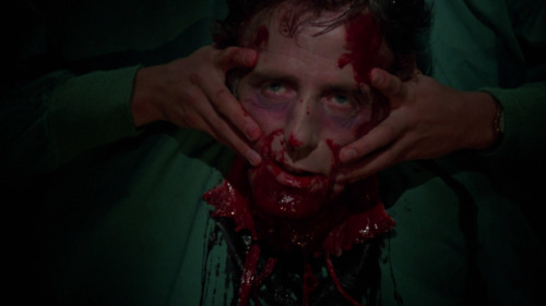 Re-Animator (1985) Dir. Stuart Gordon, Cins. Mac Ahlberg and Robert Ebinger“A good doctor knows when