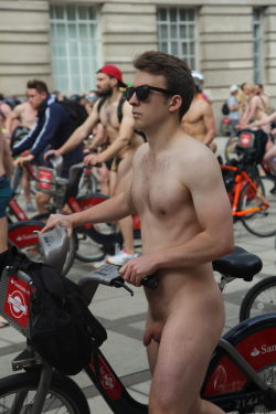 teamwnbr:  World Naked Bike Ride London UK 2016To see more pics of this great event go to…http://publiclynude.tumblr.com/The WNBR is a world-wide campaign that has a number of key issues it promotes at events all over the world. Its objectives are: