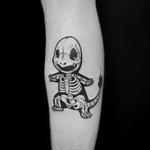 Roy Veksler blackw;pokemon;skeleton