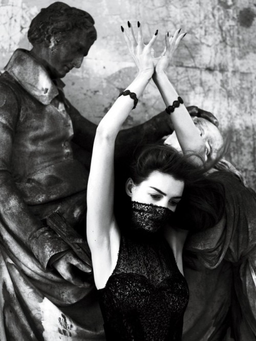 edwardslovelyelizabeth:Anne Hathaway photographed by Mert Alas for Interview Magazine (2011)