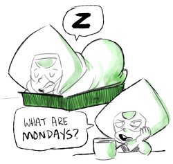 ballad-of-gilgalad:  Was having a hard time tonight.  Here are some Peridot garfs for you. 