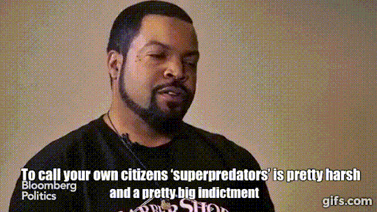 Ice Cube said Hillary Clinton’s “superpredators” comments in 1996 helped “justify” the police brutality that gave rise to the Black Lives Matter movement.