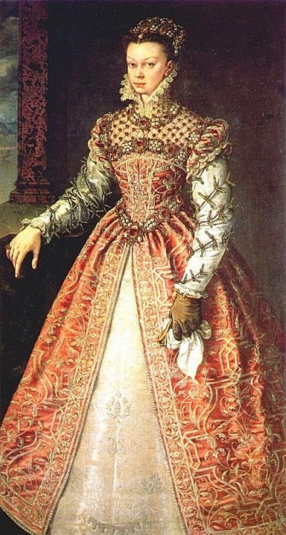 costumedramas: Elisabeth of Valois (1545-1568), princess of France, later queen of Spain, painted by