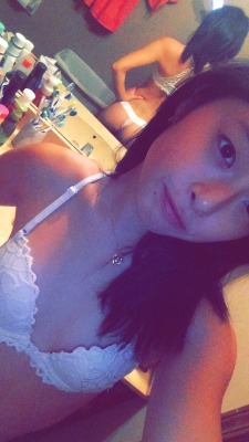 memohisxtokyo:  Showing off her new bra and thong