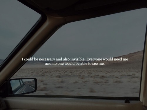 francisabernthys:The problem with my life was that it was someone else’s idea.
