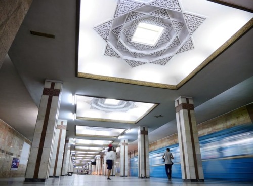 archatlas:Uzbekistan’s Secret UndergroundAfter the ban on photographing the Tashkent metro in Uzbeki