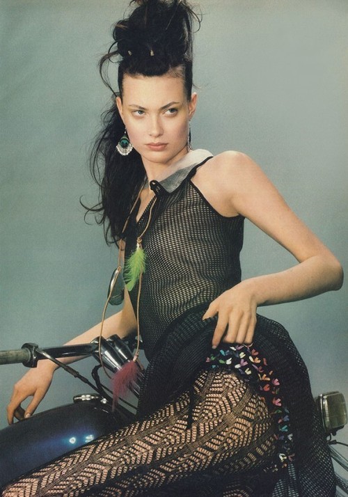 Shalom Harlow in W magazine April 1996 Photographed by Craig McDean 