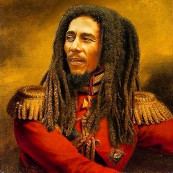 stylenochaser:  Bob Marley soldier royalty.