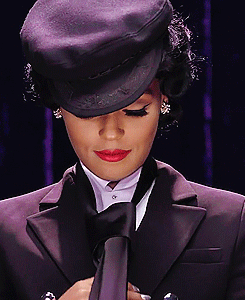 12graphics:   Janelle Monaé Ties a Windsor Knot While Impersonating a Puppy