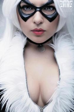 Sexycosplaygirlsuk:  Cosplayer: Marie (Model) Character: Black Cat From: Spider-Man