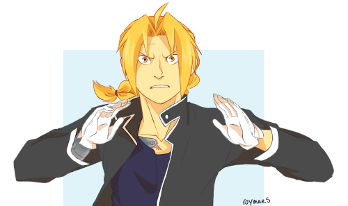 roymaes: “The boy who can perform alchemy without a transmutation circle… Edward Elric&