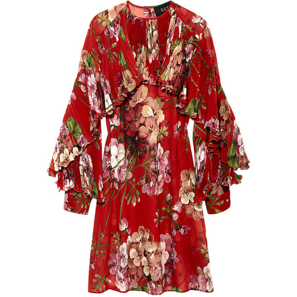A M N E S I A — Gucci Geranium Dress liked on Polyvore (see...