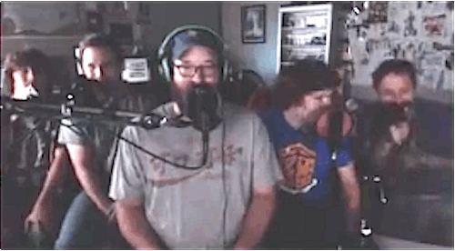 checkeredwithflame-archive:  Rooster Teeth/Achievement Hunter + Jump Scares 