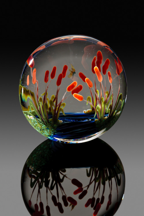 Untitled Paperweight from the Memory Series,Yaffa Sikorsky-Toddencased flameworked glass, 1989