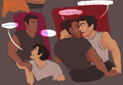 briary: I just think it’s funny that the first thing finn does when he sees poe again is yell 