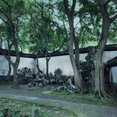 Chinese garden by 张大水.  Location: 浙江省，湖州市，南浔镇，小莲庄。