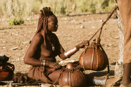 XXX Namibian Himba girl, by Georges Courreges. photo
