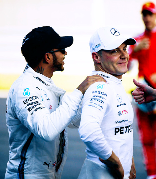 dearsenna:Russian Grand Prix of 2018 ∟ Lewis Hamilton &amp; Valtteri Bottas