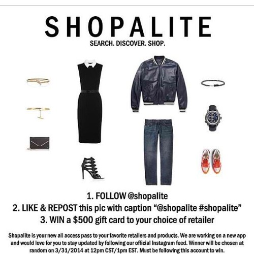 My friends over at @shopalite are giving away $500 in their initial IG campaign and I would just lov