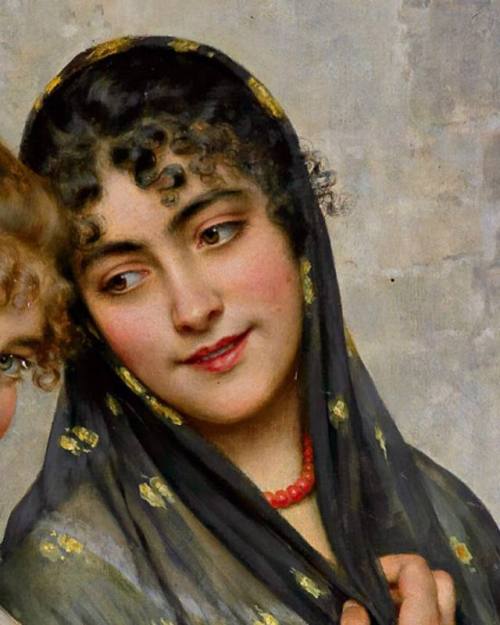 Two Venetian Women, c. 1898. Eugene de Blass