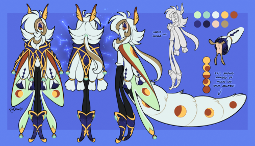 Finally finished a nice little reference for my fella, Lunarius Starcrux!He&rsquo;s one of his s