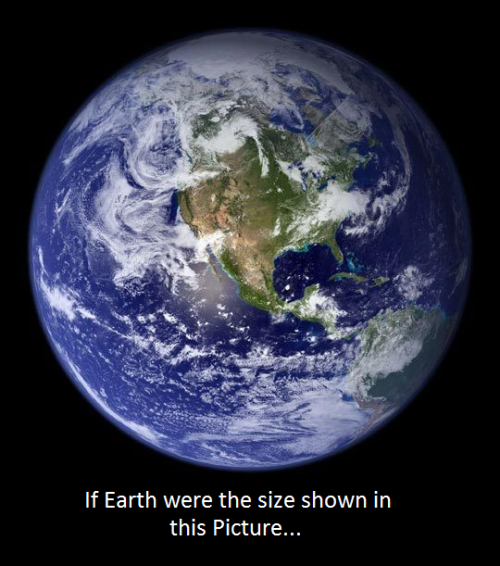 XXX thatscienceguy:  The distance from earth photo